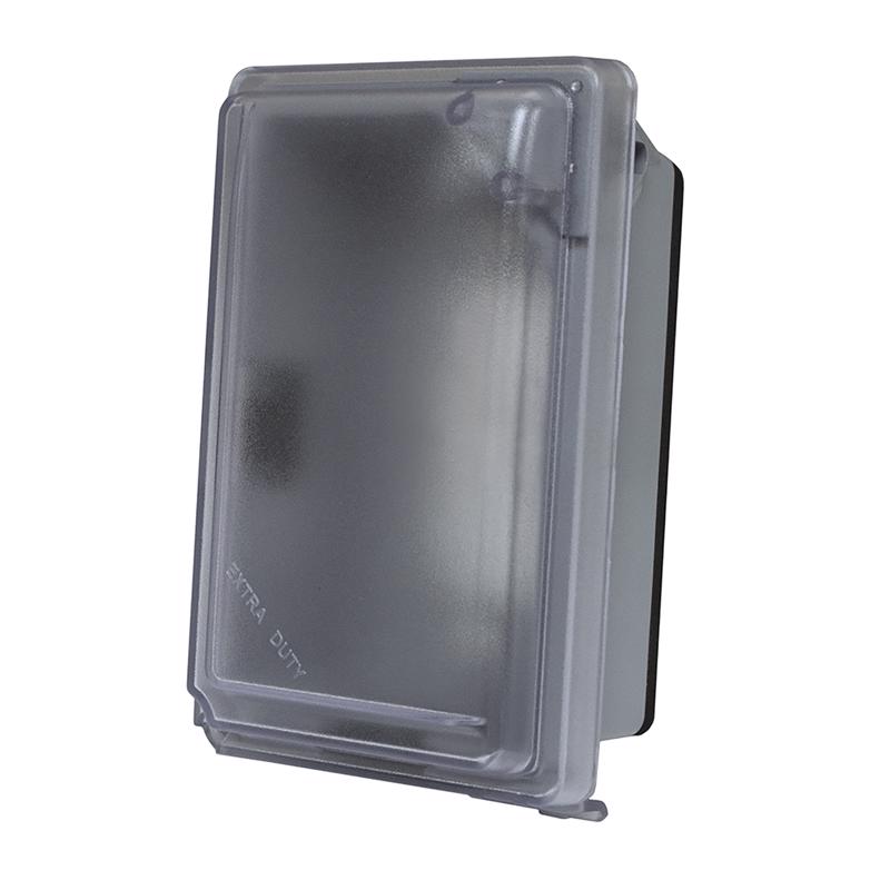 Sigma Engineered Solutions Rectangle Plastic 1 gang 5.98 in. H X 4.02 in. W Weatherproof Cover, Pack of 6