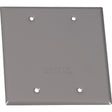Sigma Engineered Solutions Square Stamped Steel 2 gang 4.49 in. H X 4.49 in. W Flat Box Cover