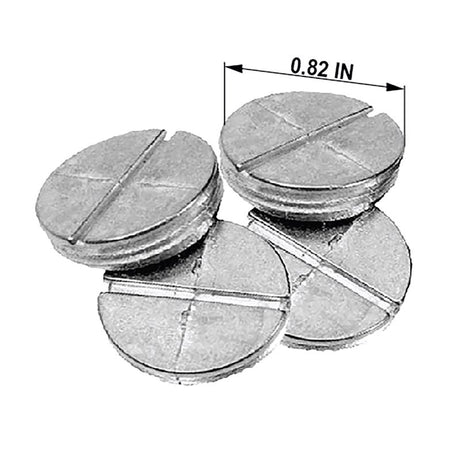 Sigma Engineered Solutions Round Die-Cast Zinc 1/2 in. W Closure Plug