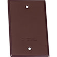 Sigma Engineered Solutions Rectangle Stamped Steel 1 gang 4.52 in. H X 2.77 in. W Flat Box Cover