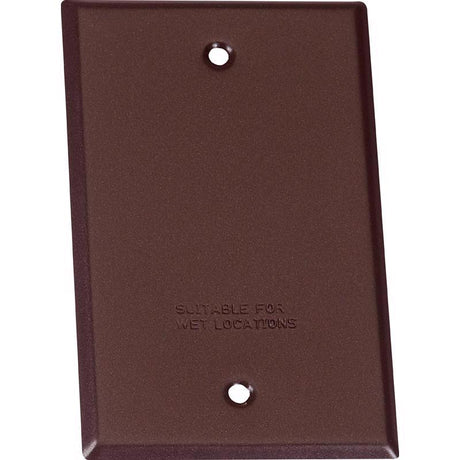 Sigma Engineered Solutions Rectangle Stamped Steel 1 gang 4.52 in. H X 2.77 in. W Flat Box Cover