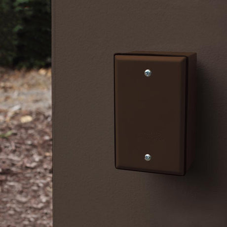 Sigma Engineered Solutions Rectangle Stamped Steel 1 gang 4.52 in. H X 2.77 in. W Flat Box Cover