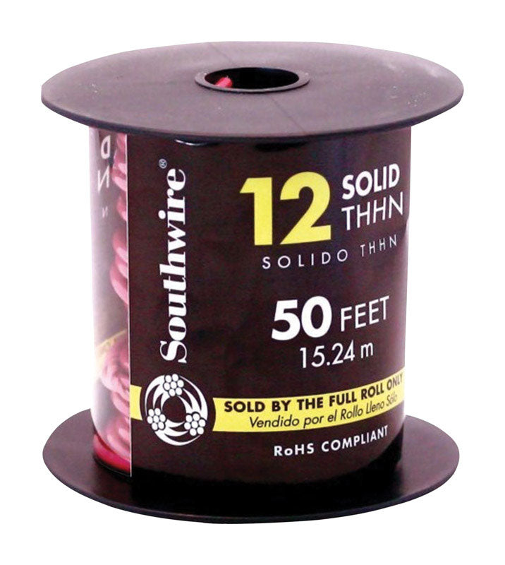 Southwire 50 ft. 12/1 Solid THHN Building Wire, Pack of 2