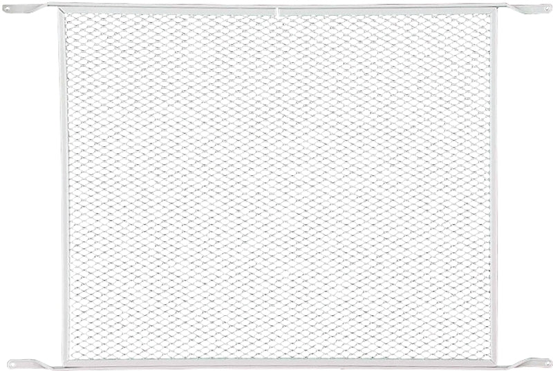 M-D 33308 Door Grill, 20.38 in W, 30-1/4 in H, Aluminum