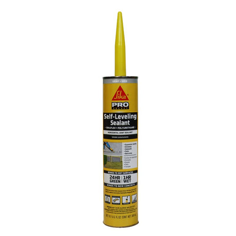 Sika SIKAFLEX PRO SELECT Series 515304 Self-Leveling Sealant, Gray, 10.1 fl-oz Cartridge