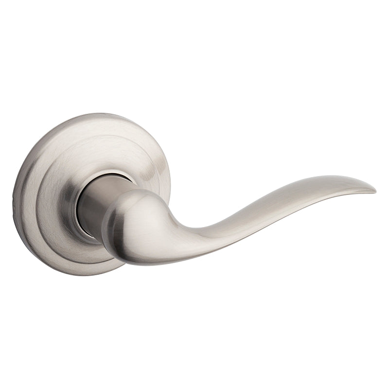 Kwikset Signature Series 720TNL15CP Passage Lever, Non-Locking Lock, Satin Nickel, Reversible Hand, 4-7/32 in L Lever