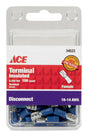 Ace Insulated Wire Female Disconnect Blue 100 pk
