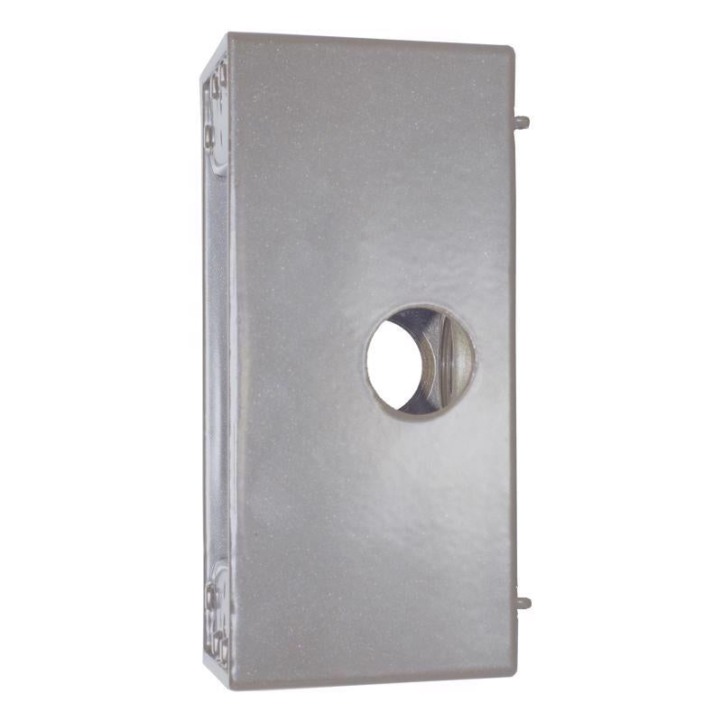 Sigma Engineered Solutions New Work 18.3 cu in Rectangle Die-Cast Metal 1 gang Weatherproof Box Gray