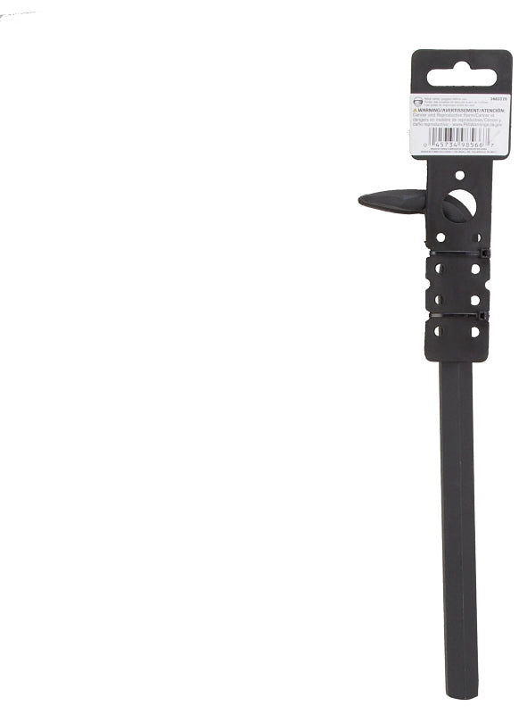 Vulcan JLO-0093L Pry Bar Nail Puller, 10.5 in L, V-Shape Tip, 1.25 in Tip, Steel, 0.625 in W