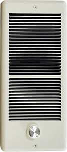 TPI E4315TRPW Electric Bath Heater with Wall Box, 12.5 A, 120 V, 5120 Btu, 70 cfm Air, White