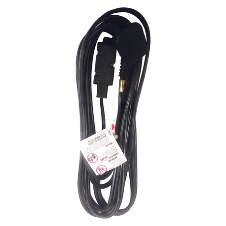 Ace Indoor 12 ft. L Black Extension Cord 16/2 SPT-2