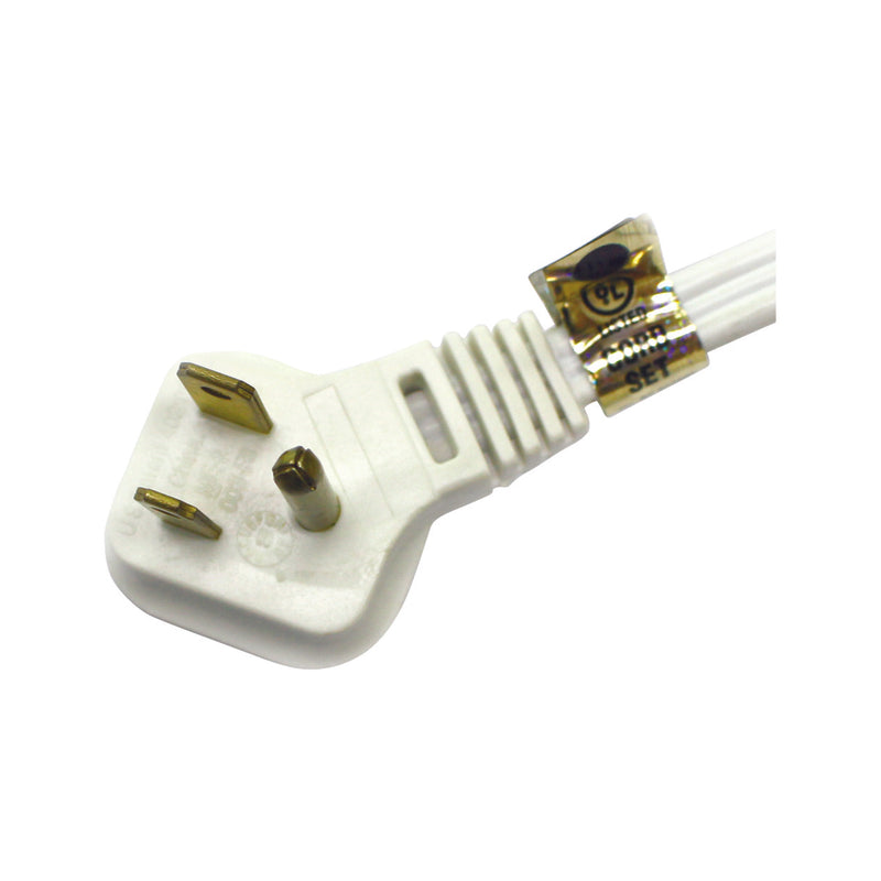 Ace Indoor 6 ft. L White Extension Cord 16/3 SPT-3