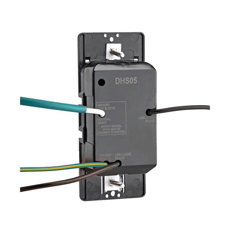 Leviton Decora 3 amps Single Pole Single Pole Humidity Sensor/Fan Control White 1 pk