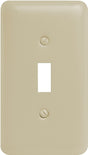 Amerelle 935TAL Wallplate, 5 in L, 2-13/16 in W, 1 -Gang, Steel, Light Almond