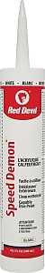 Red Devil SPEED DEMON 00131CA Acrylic Latex Caulk, White, 10.1 oz Cartridge