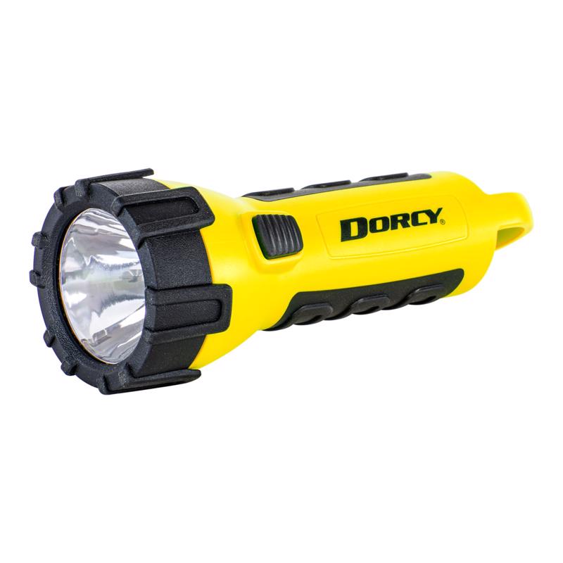 Dorcy 55 lm Black/Yellow LED Flashlight AA Battery