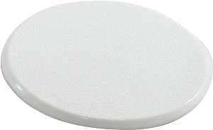 Shepherd Hardware 9552 Round Protector, White, 5 in L, 5 in W, Plastic