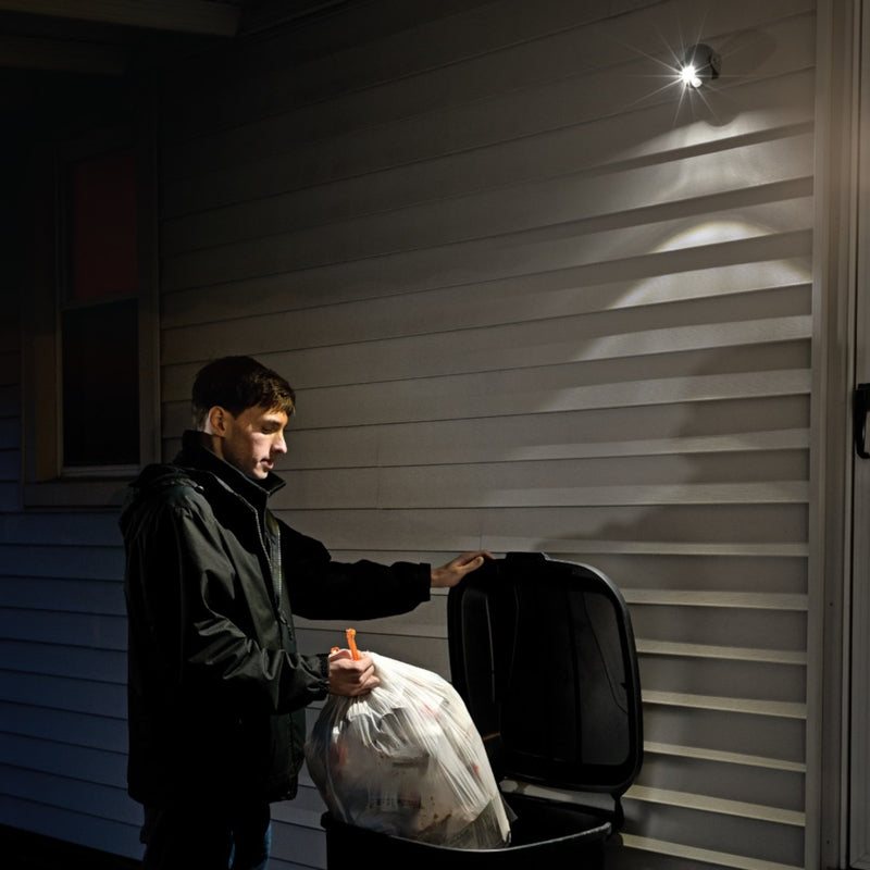 Mr. Beams Motion-Sensing Battery Powered LED Dark Brown Spotlight