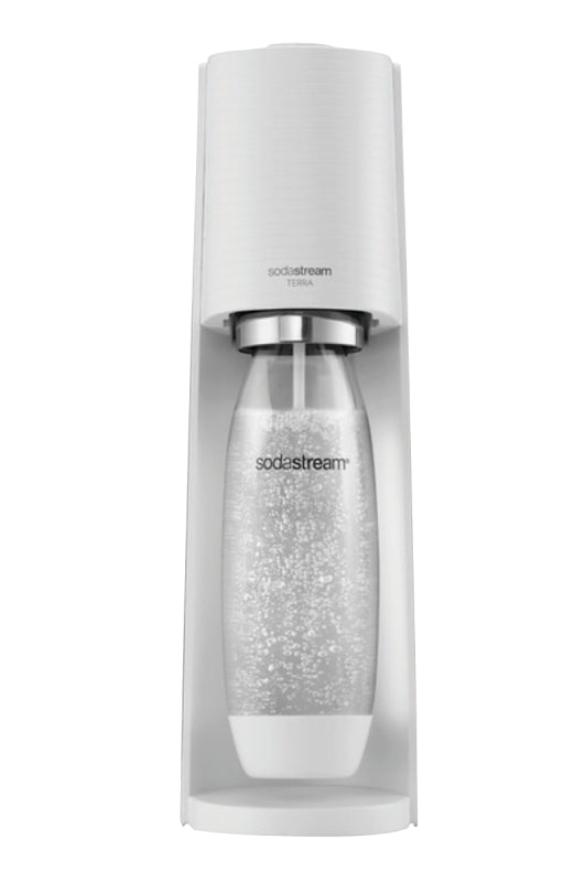 Sodastream TERRA Series 1012811010 Sparkling Water Maker Kit, 1 L Bottle, White, Pack of 2