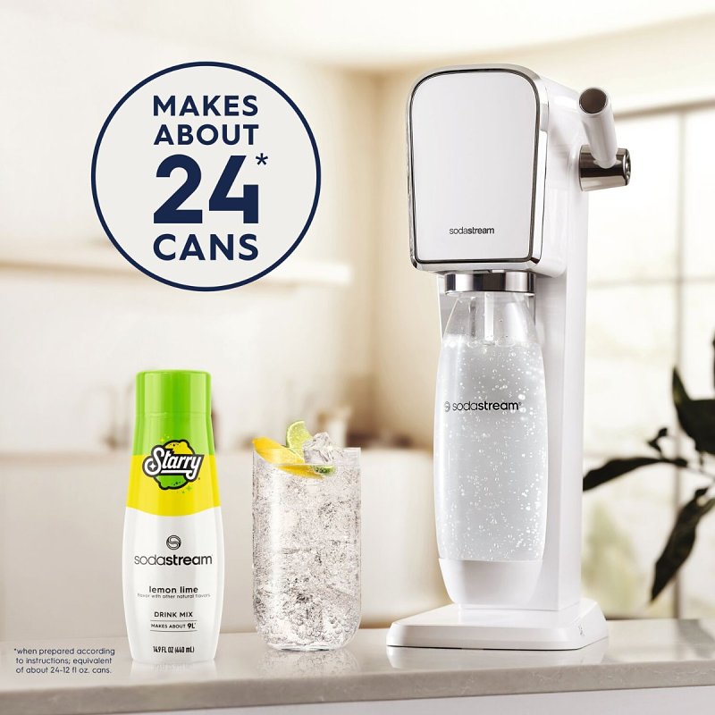 Sodastream Starry 1924225011 Soda Drink Mix, Water, Lemon Lime, 14.9 fl-oz Bottle