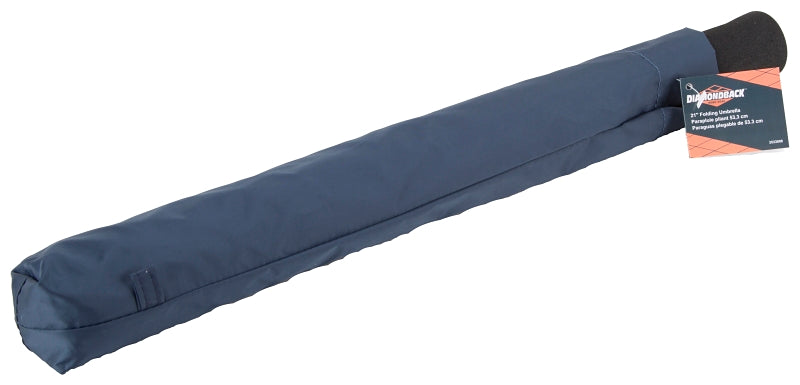 Diamondback TF-02-NVY Umbrella, Round Canopy, Nylon Fabric, Navy Fabric, 21 in OAH