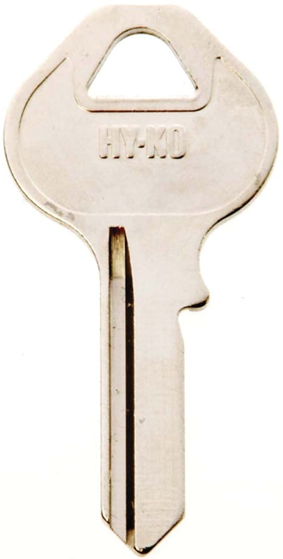 Hy-Ko 11010M4 Key Blank, Brass, Nickel, For: Master Cabinet, House Locks and Padlocks, M4 Key Number, Pack of 10