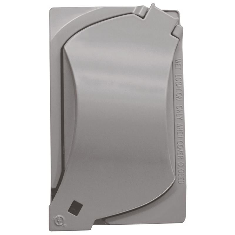 Sigma Engineered Solutions Rectangle Plastic 1 gang 4.76 in. H X 3.01 in. W Universal Cover