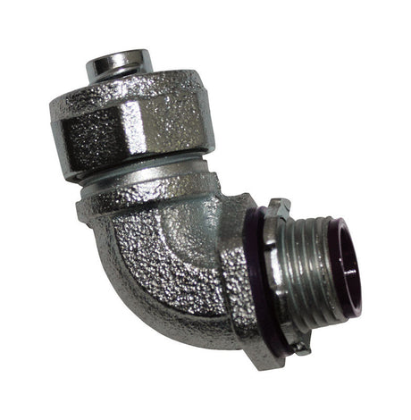 Sigma Engineered Solutions ProConnex 3/4 in. D Zinc-Plated Iron 90 Degree Connector For Liquid Tight
