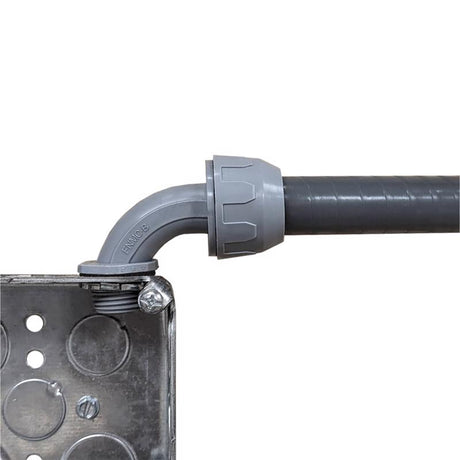 Sigma Engineered Solutions ProConnex 1 in. D Plastic 90 Degree Connector For Liquid Tight 1 pk