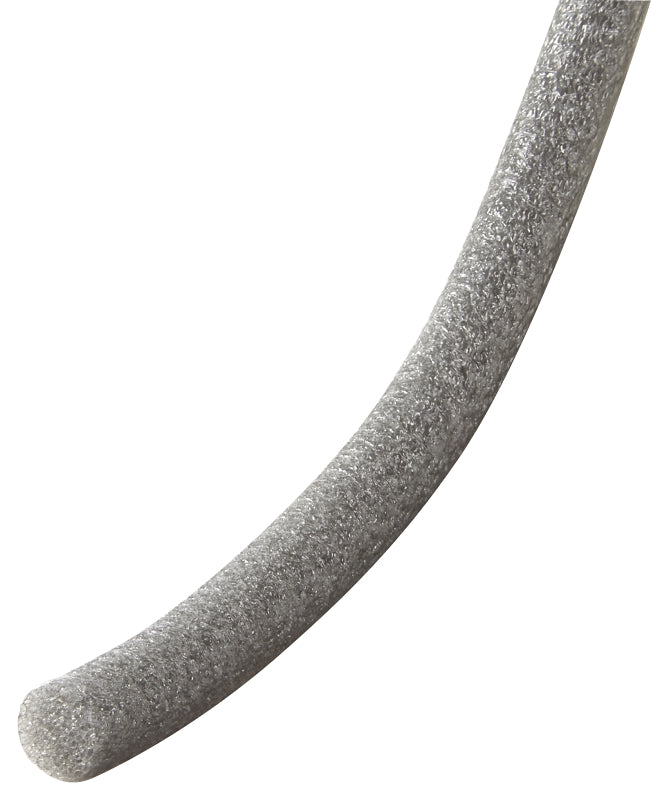 Frost King C21H Caulk Saver, 3/8 in Dia, 20 ft L, Polyfoam, Gray