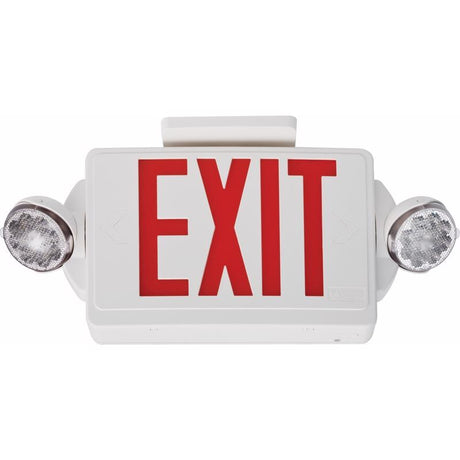 Exit with Emergency Lights LED Indoor Illuminated Sign