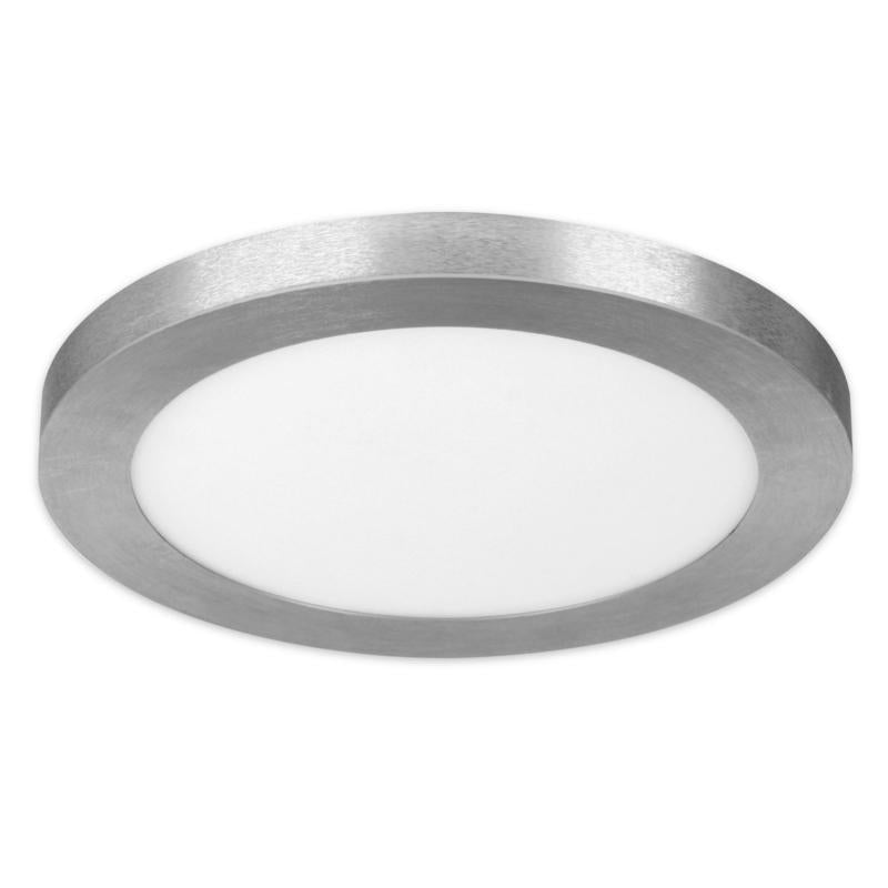 Feit EDGELIT 1.1 in. H X 15 in. W X 15 in. L Nickel Silver LED Flat Panel Light Fixture