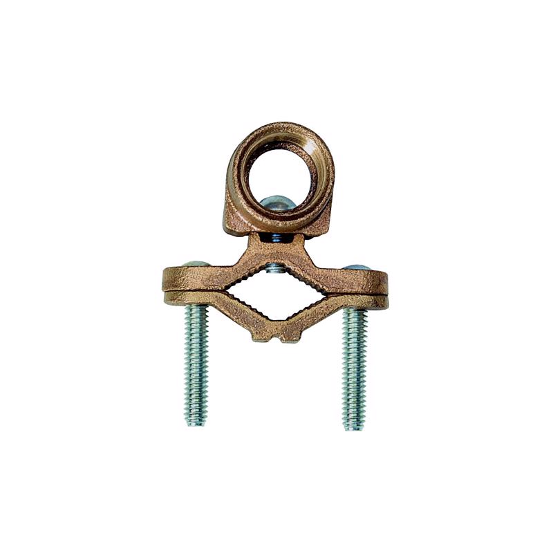Sigma Engineered Solutions ProConnex 1 in. Copper Alloy Ground Clamp with Hub 1 pk