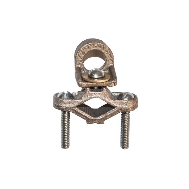 Sigma Engineered Solutions ProConnex 1 in. Copper Alloy Ground Clamp with Hub 1 pk