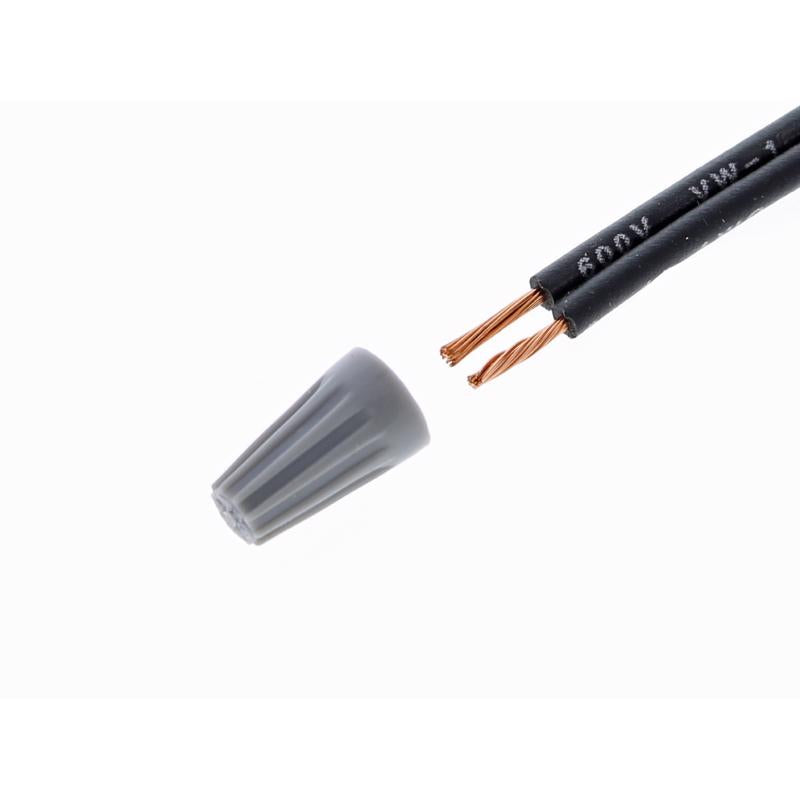 Ideal Industries Insulated Wire Connector Gray 100 pk