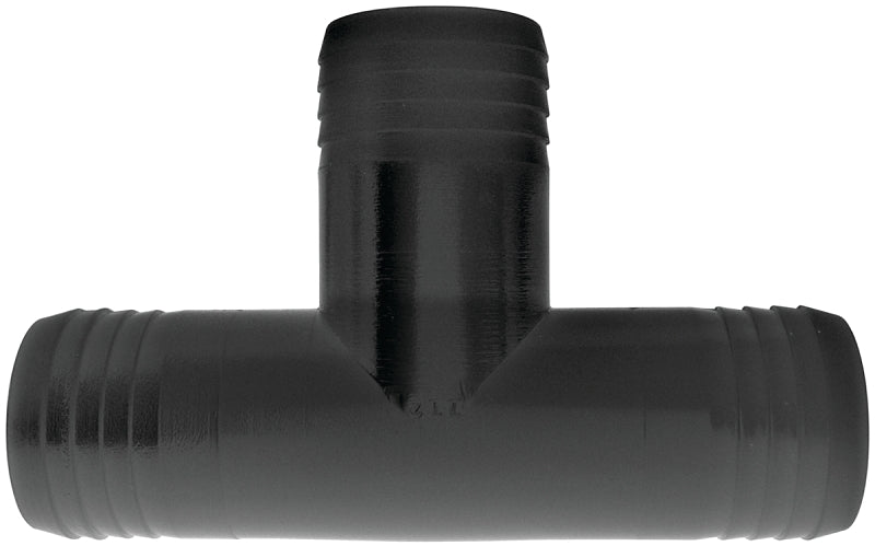 Green Leaf T12P Hose Adapter Tee, Polypropylene, Black, Pack of 5