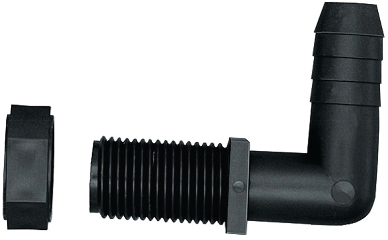 Green Leaf NTL 38 P 2PK Hose Elbow, Polypropylene, For: Terminating Ends of Spray Boom