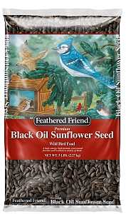 Feathered Friend 14416 Black Oil Sunflower Seed, 5 lb Bag