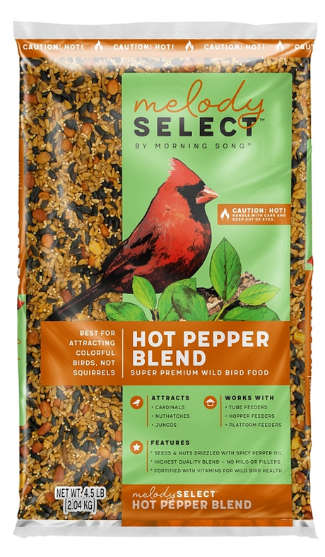 Morning Song Melody Select Series 14059 Hot Pepper Blend, Premium, 4.5 lb Bag