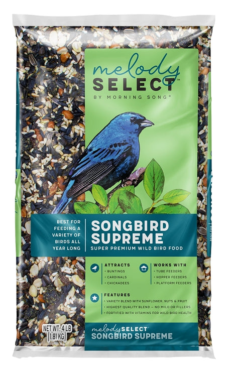 Morning Song Melody Select Series 14061 Songbird Supreme, Premium, 4 lb Bag