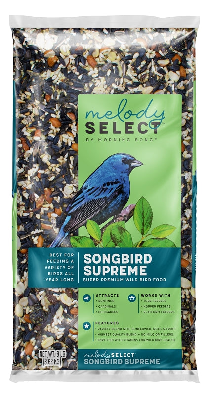 Morning Song Melody Select Series 14062 Songbird Supreme, Premium, 8 lb Bag