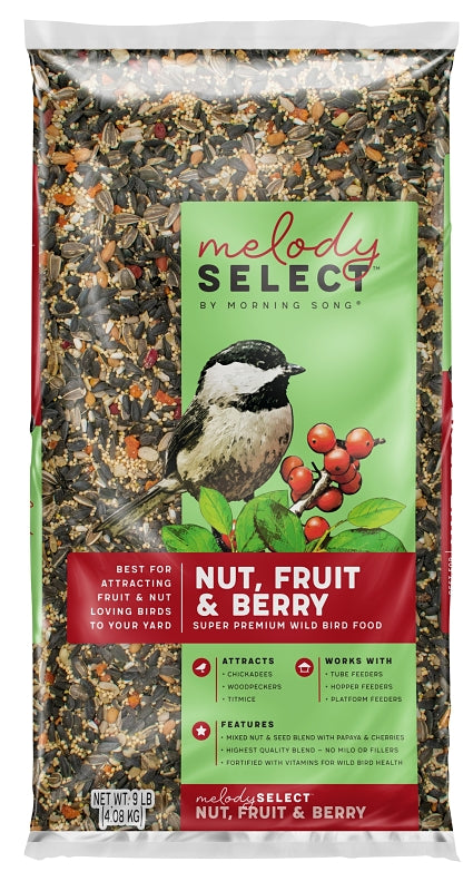 Morning Song Melody Select Series 14064 Nut Fruit & Berry, Premium, Chunky, 9 lb Bag
