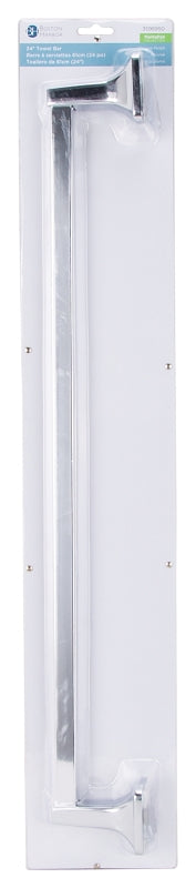 Boston Harbor CSC3L522 Towel Bar, 24 in L Rod, Chrome, Surface