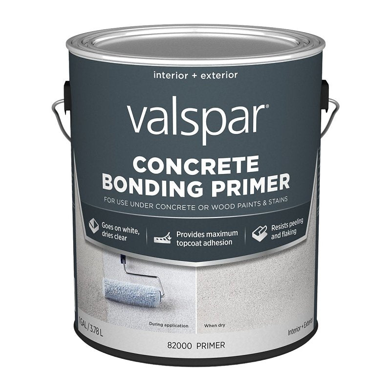 Valspar 024.0082000.007 Bonding Primer, Clear, 1 gal Pail, Pack of 4