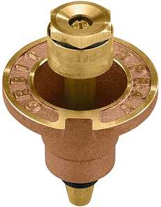 Orbit 54070 Sprinkler Head with Nozzle, 1/2 in Connection, FNPT, 12 ft, Brass, Pack of 25