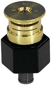 Orbit 54053 Shrub Sprinkler Head, Female Thread, 1/2 in Connection, Brass