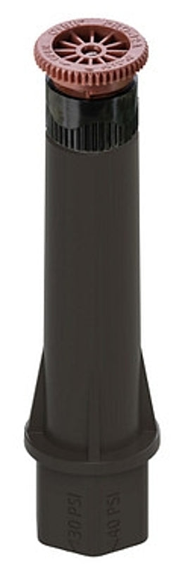 Orbit 54058 Shrub Head Sprinkler, Full-Circle, 2.8 gpm, 1/2 in Connection, Female, 1 to 4 ft, Adjustable Nozzle, Plastic