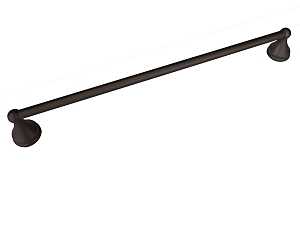 Boston Harbor L5024-50-103L Towel Bar, 24 in L Rod, Oil-Rubbed Brass, Surface