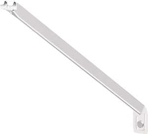 ClosetMaid 1180 Support Bracket, Steel, White, Includes: (1) #8 Pin, (1) Anchor