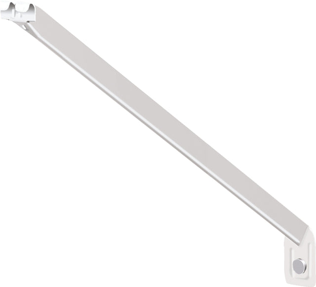 ClosetMaid 1180 Support Bracket, Steel, White, Includes: (1) #8 Pin, (1) Anchor